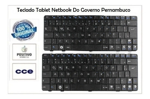 Teclado Netbook Tablet Do Governo Pernambuco - 100% Original