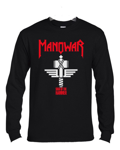Polera Ml Manowar Sign Of The Hammer Metal Abominatron
