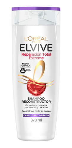 Shampoo Elvive Reparacion Total 5 Extreme 370ml