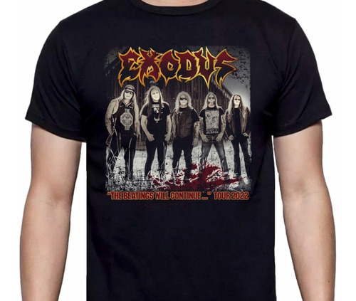 Exodus - Tour Sudamerica - Rock/metal -polera- Cyco Records