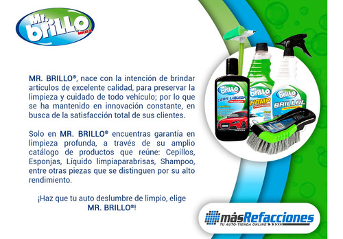 Abrillantador Llantas 1 Litro Mr. Brillo