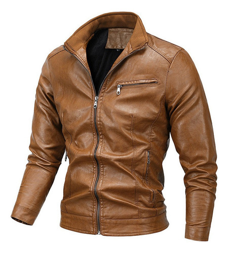 Piel Wan Cazadora Biker Slim Fit Effect