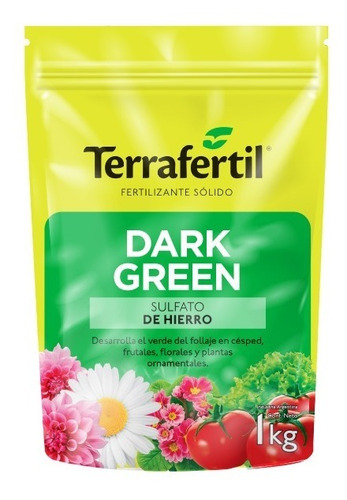 Fertilizante Dark Green Sulfato De Hierro Terrafertil 1 Kg