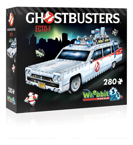 Ghostbusters Ecto-1 Puzzle 3d, Wrebbit 280 Piezas