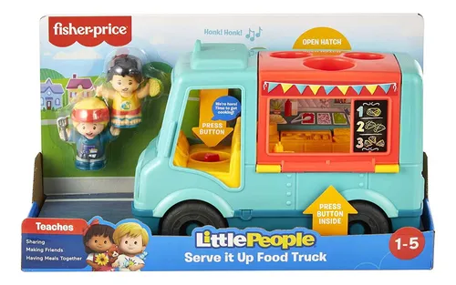 comprar Fisher-price Little People - Camión De Comida De Juguete Par