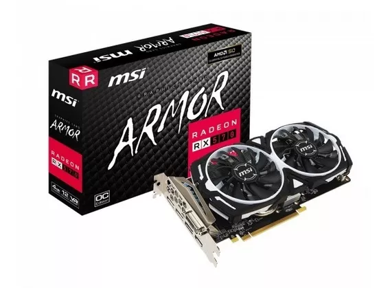 Placa De Video Msi Armor Radeon Rx 570 Oc Edition 8gb