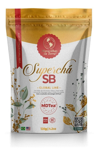 1 Super Chá Sb Maravilhas Da Terra - Original Seca Barriga