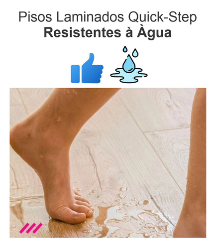 Piso Laminado Quick-step Smart Carvalho Vanilla Com 2,51m2