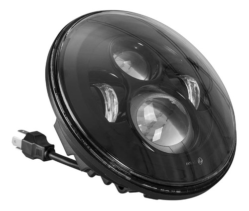 Faro Led Moto Harley Davidson 5.75 Pulgadas Drl Pieza Negro