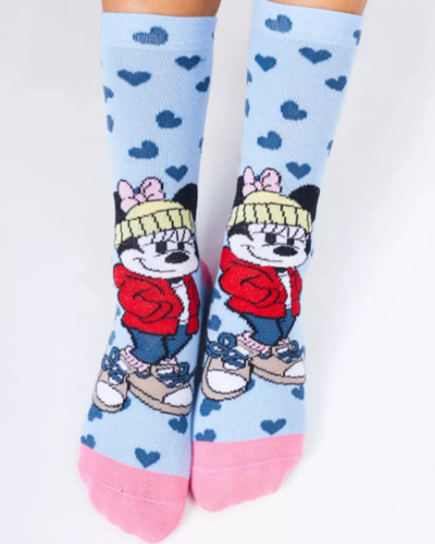 Pack X 3 Medias Minnie Mickey Ciudadela 1210-1211 Surtido Talle 2 2 (25-30)