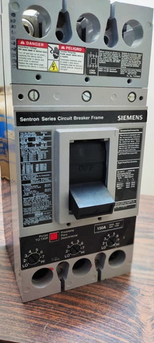 Breaker 150a 600v Hfd6 Siemens 