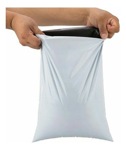 Saco Inviolável Branco Com Lacre 19x25 Sedex 1000 Segurança 