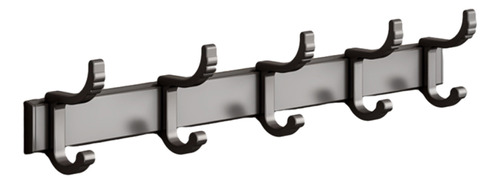 Perchero De Pared Con 5 Ganchos, Resistente, Aluminio Inoxid