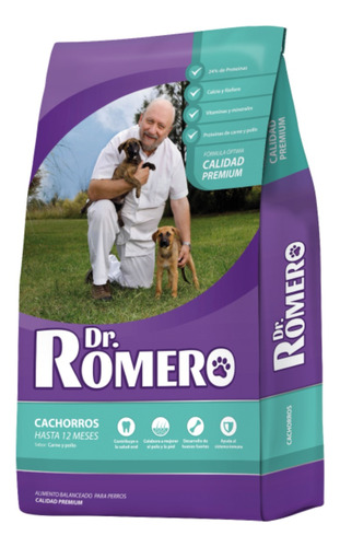 Dr. Romero Perro Cachorro X 15 Kg - Happy Tails