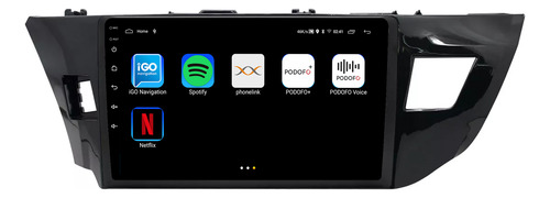 Multimidia Corolla 14/17 9p Android 13 Carplay 2gb 64gb