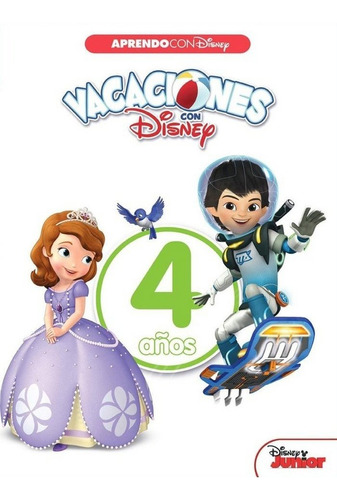 Vacaciones Con Disney. 4 Aãâ±os (aprendo Con Disney), De Disney. Editorial Cliper Plus, Tapa Blanda En Español