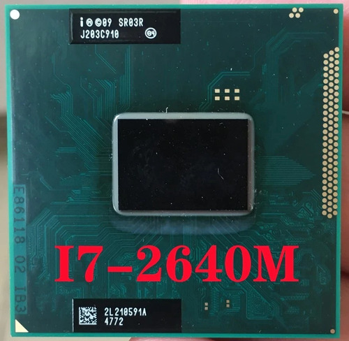 Procesador Intel Core I7-2640m / Laptop 2da Generacion