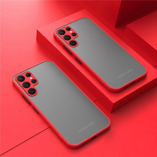 Funda De Teléfono Esmerilada De 2 Piezas Para S23, S22, S21