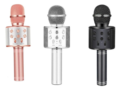 Micrófono Portátil Parlante Karaoke Microfono Inalambrico