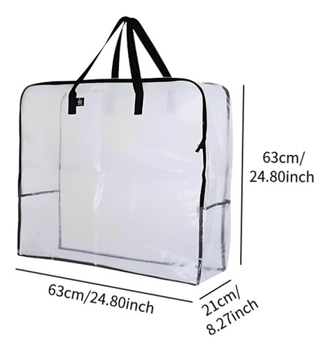 3 Bolsas Plegables Para Juguetes Con Asa Y Cremallera,