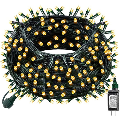 Dazzle Bright 300 Led Christmas String Lights, 100 Ft Conect