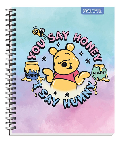 Cuaderno Universitario Winnie The Pooh Honey 100hojas 7mm