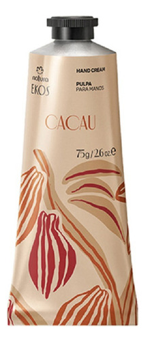 Crema Hidratante De Manos Ekos Natura Cacao 75g Tubo Cacao