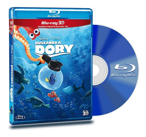 Blu Ray 3d Buscando A Dory + Blu Ray 2d