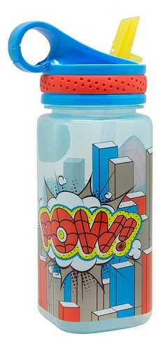 Botella Para Niños Cuadrada Disney 500ml Spiderman