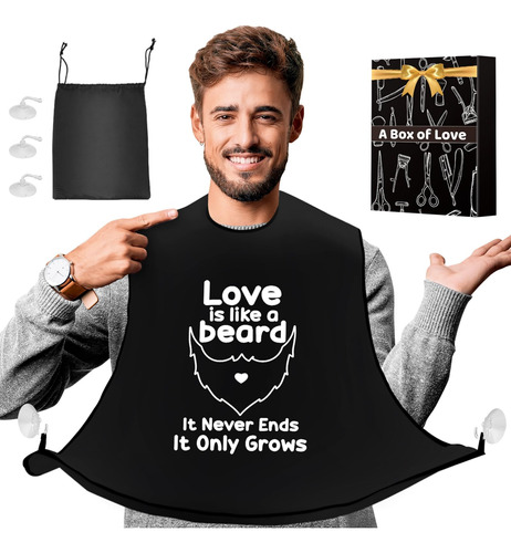 Regalos Para Hombres, Babero De Barba Para Afeitar, Ideas De