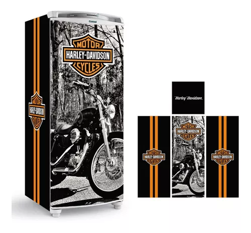 Adesivo de Parede Motor Harley Davidson - Modelo Exclusivo