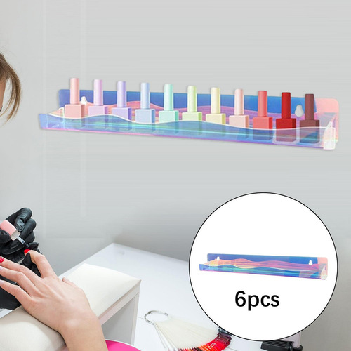 N Mudanças No Organizador De Esmaltes Com 6 Peças