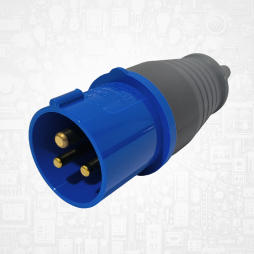 Plugue Industrial 16a-2p+t-220\240vca-ip44-6h Outro