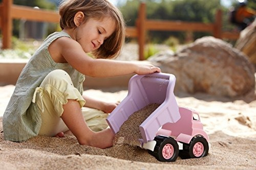 Green Toys Dump Truck En Color Rosa  Bpa Free Juguetes De Ju 