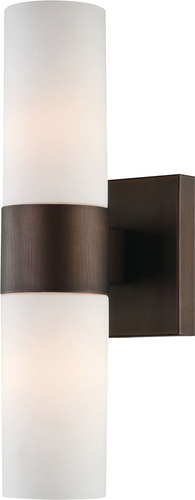 Candelabro De Pared Minka Lavery 6211647 De Vidrio 1 Luz De