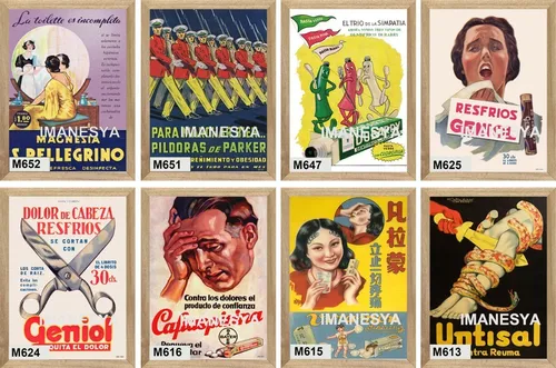 Untisal , Cuadro, Poster, Medicinal, Publicidad M613