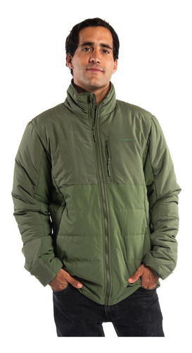 Parka Hombre Zipper Block Verde Merrell