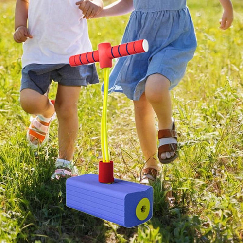 De Pogo Bouncer Saltando Brinquedo Para Crianças Forte Azul