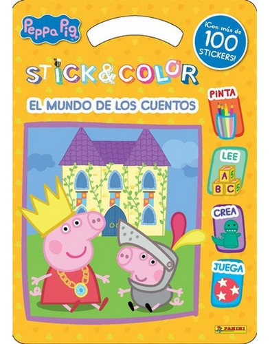 Mundo De Los Cuentos Peppa Pig - Stick Color Libro Stickers