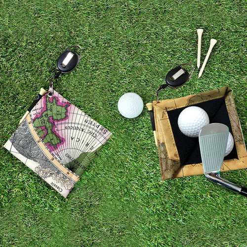 Toalla De Limpieza De Pelotas De Golf, Limpiador De Verde
