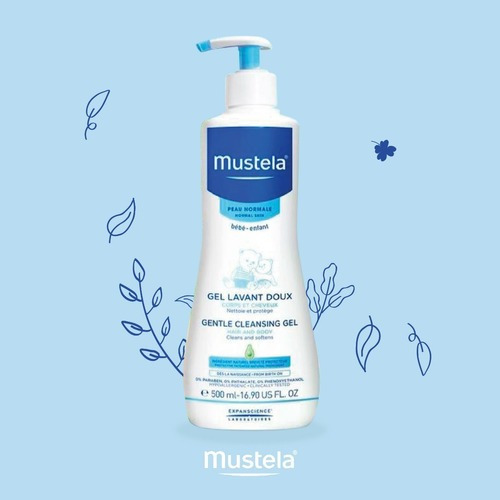Imagen 2 de 5 de Mustela Gel De Baño 500 Ml Botella