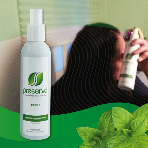 Imagen 2 de 3 de Preserva® Loción Nutritiva Capilar 250 Ml. ¡rinde 3 Meses!