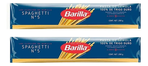 Spaguetti Barilla No5 Precio Especial 220g 2pack 8 Porciones