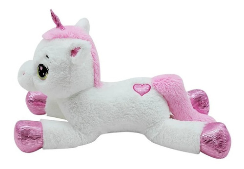 Peluche Unicornio Blanco  80 Cm Way To Celebrate Regalo 