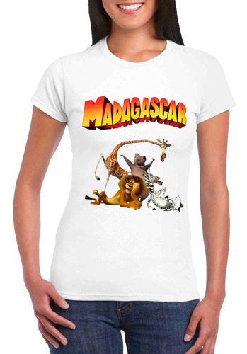 Playeras Alusiva De Madagascar-0002
