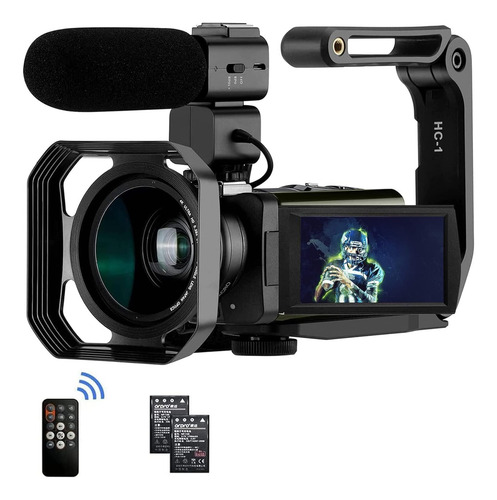 Videocámara 4k Ordro Ax65 Wifi Uhd 3.5 Ips Pantalla Táctil