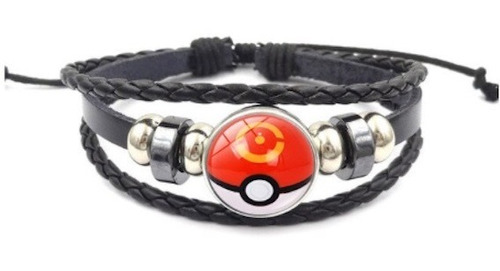 Pulseras Bola Pokemon Trenzada A La Moda, Regalo De Cosplay