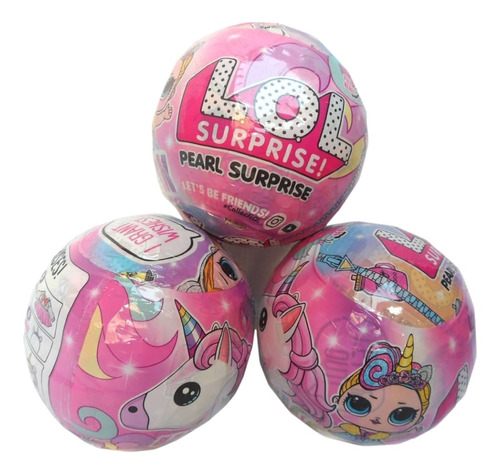 Bolas Muñecas Lol  Surprise Unicornio Pearl