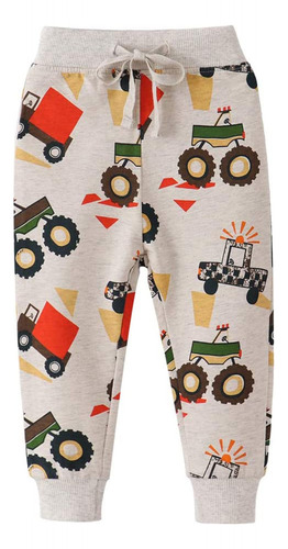 Pantalones De Correr Para Bebé Niño Con Estampado De Dinosau