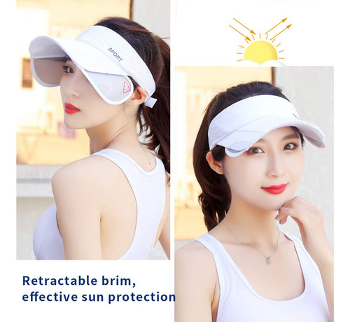 Sombrero De Verano Con Visera Para Mujer, Gorra De Golf